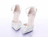 Elegant Crystal Rhinestone Gladiator Sandals for Women - Perfect for Weddings, Parties, and Graduations